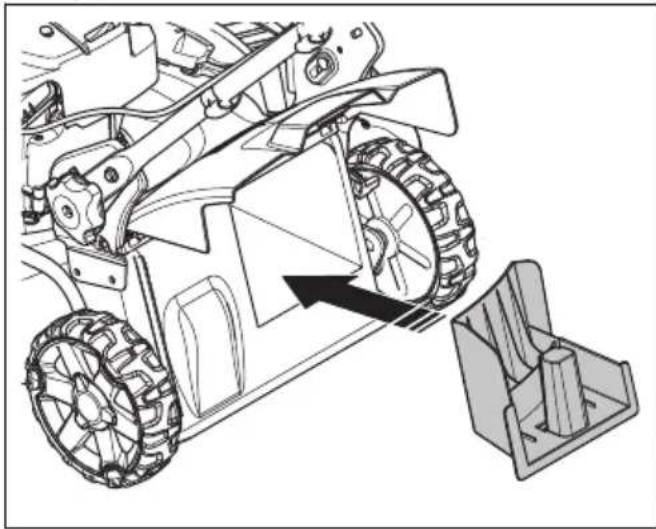 HUSQVARNA LB 256SP - Izstrādājuma iestātīsana sānu izmetes režīmā - 3