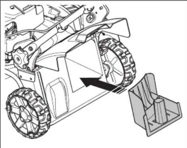 HUSQVARNA LB 256SP - To change the product to mulch mode (LC 151, LC 151S) - 1