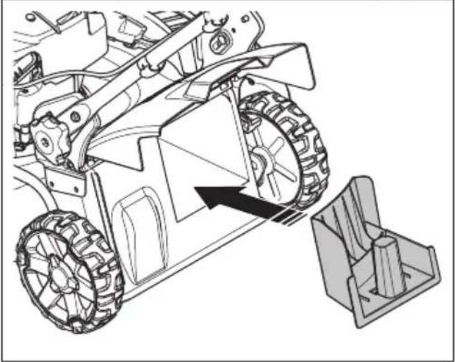 HUSQVARNA LB 256SP - Sådan æendres produitet, sö græsset kastes til sider - 3