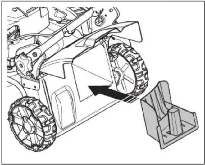 HUSQVARNA LB 256SP - So versetzen Sie das Gerät in den Modus „Seitenauswurf“ - 3