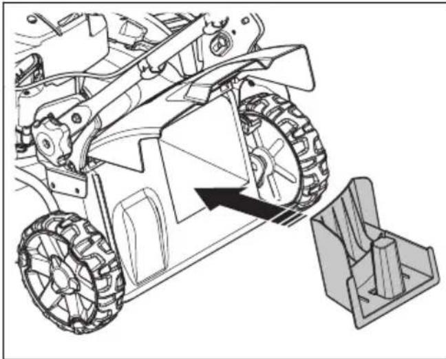 HUSQVARNA LB 256SP - Zmena nastavenia vyrobku do režimu mulčovania (LC 151, LC 151S) - 1