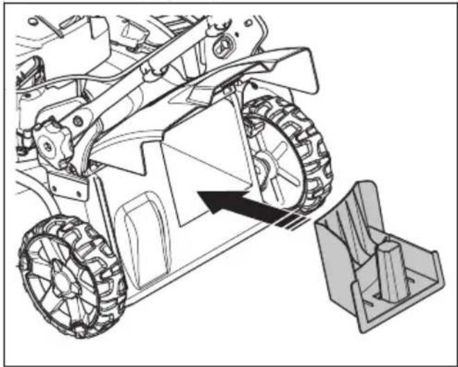 HUSQVARNA LB 256SP - Toote seadistamine külgväljaviske režiimile - 3