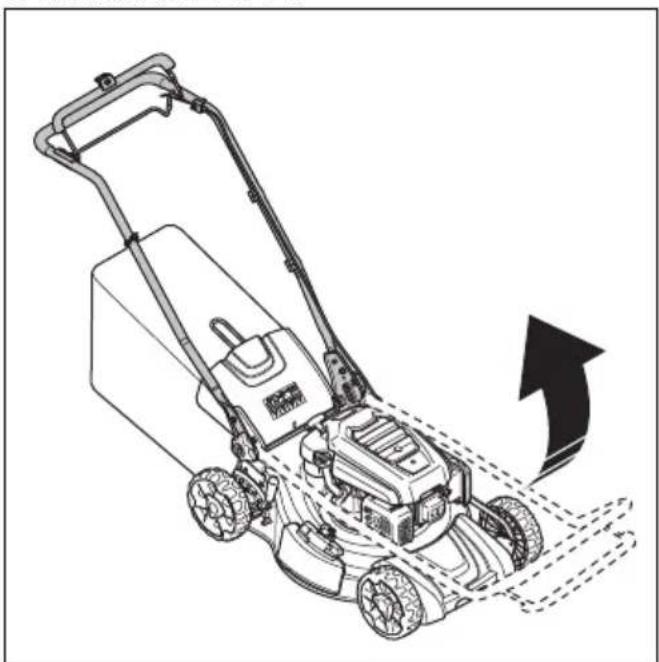 HUSQVARNA LB 256SP - 将产品设置在工作位置 - 1