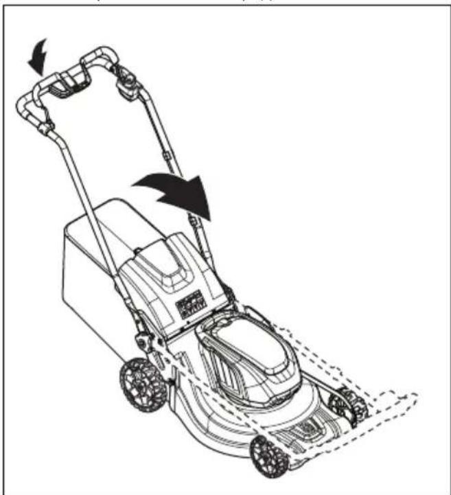 HUSQVARNA LC 353iV - За да зададете продукта в положение при транспортиране - 2