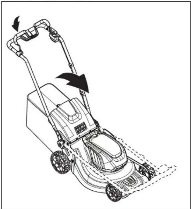 HUSQVARNA LC 353iV - Ürünü nakliye konumuna getirme - 2