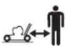 HUSQVARNA LC 353iV - 本产品上的符号 - 3
