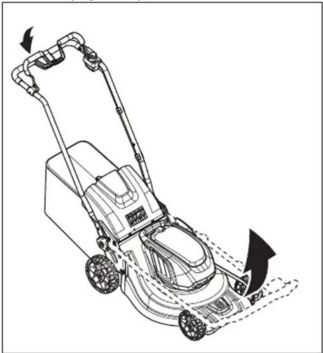 HUSQVARNA LC 353iV - Pour régler le produit en position de fonctionnement - 1