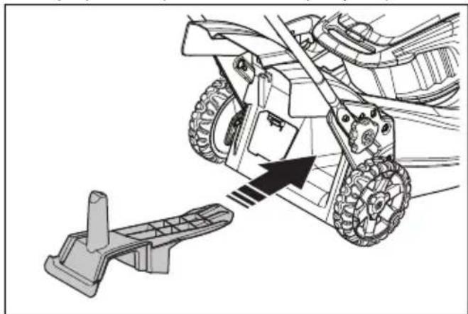 HUSQVARNA LC 353iV - Çim toplama sepetinin takılması - 4
