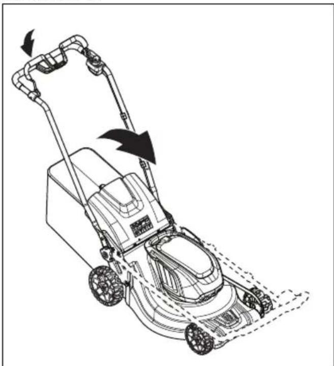 HUSQVARNA LC 353iV - 将产品设置在工作位置 - 6