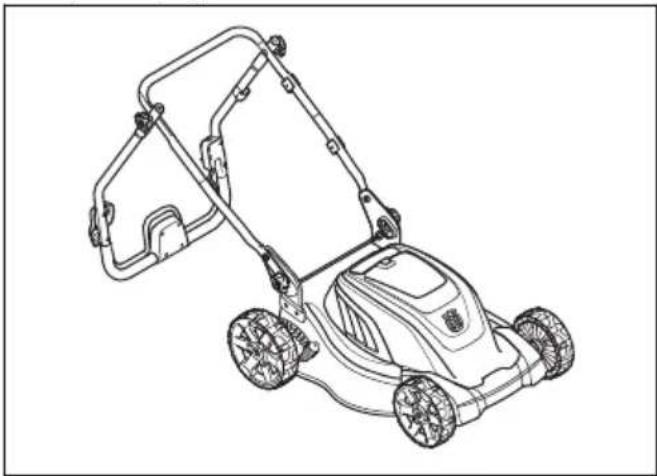 HUSQVARNA LC 141iV - Pour régler le produit en position de transport - 1