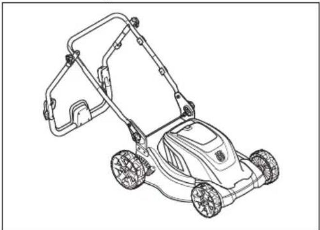 HUSQVARNA LC 141iV - Para ajustar el producto en la posición de transporte - 1
