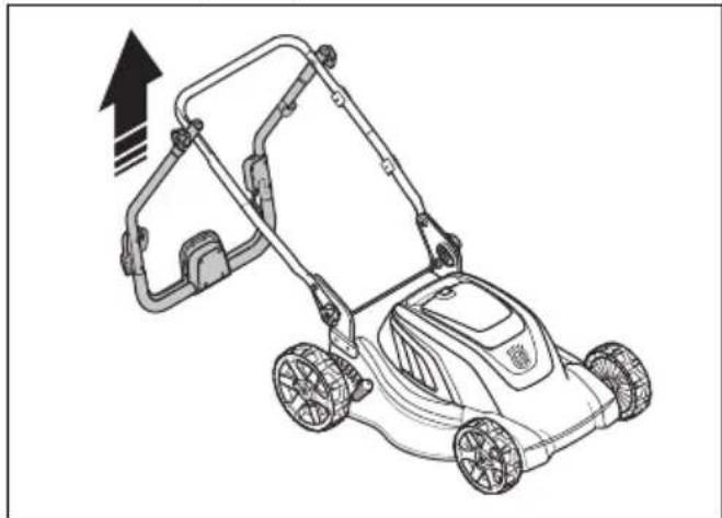 HUSQVARNA LC 141iV - Задаване на продукта в положение за работа - 3