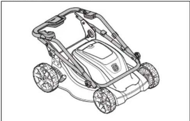 HUSQVARNA LC 141iV - Ürünü taşıma konumuna getirme - 3