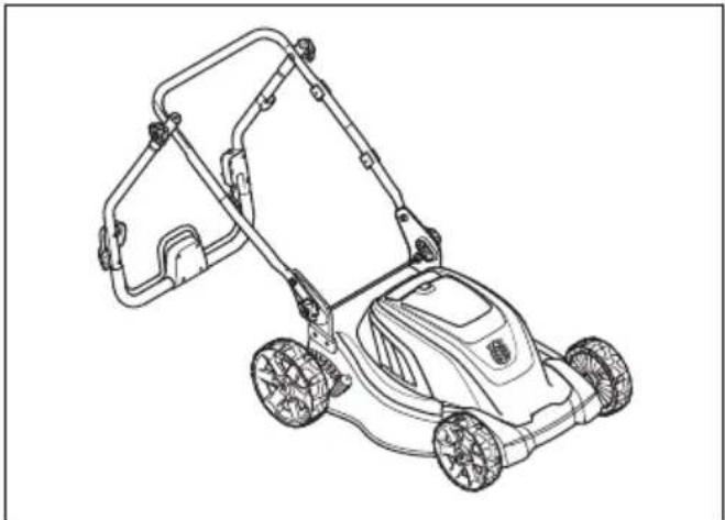 HUSQVARNA LC 141iV - Nastavení produktu do přepravní polohy - 1