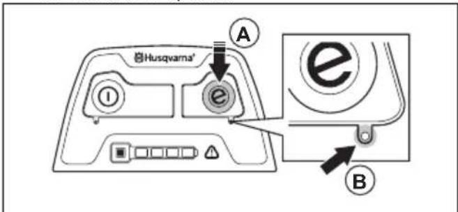 HUSQVARNA LC 141iV - Pentru utilizarea funcției SavE (economisire) - 1