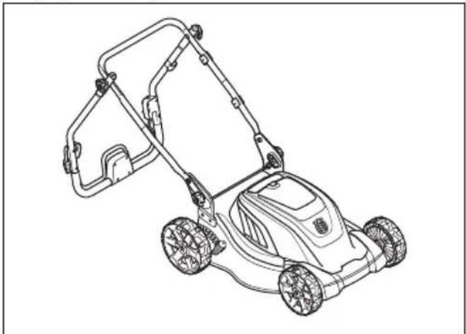 HUSQVARNA LC 141iV - Per predisporre il prodotto in posizione di trasporto - 1