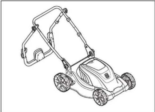 HUSQVARNA LC 141iV - Produkta novietošana transportēšanas pozīcijā - 1