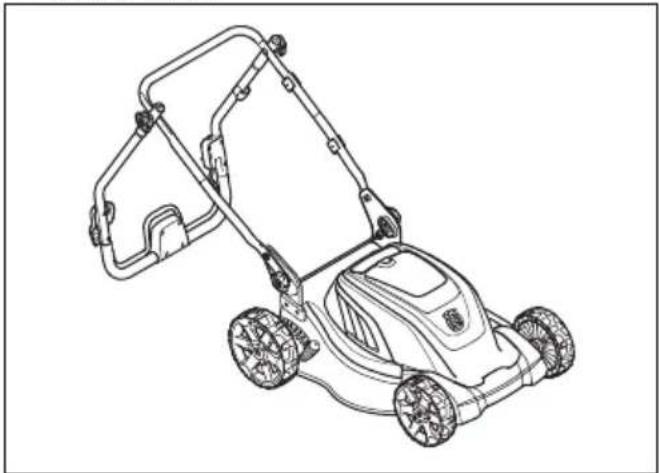 HUSQVARNA LC 141iV - Nastavenie výrobku do transportnej polohy - 1