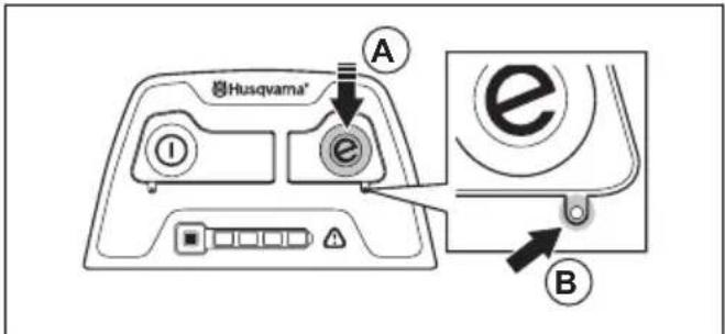 HUSQVARNA LC 141iV - SavE funktsiooni kasutamine - 1