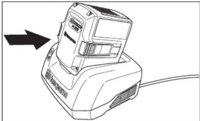 HUSQVARNA LC 247iX - Akuyu sarj etme - 2