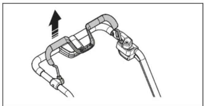 HUSQVARNA LC 247iX - Manipulo de travao do motor - 1