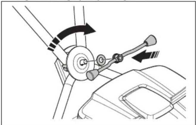 HUSQVARNA LC 551iV - Sådan samles håndtaget (LB 548i, LB 553iV) - 2