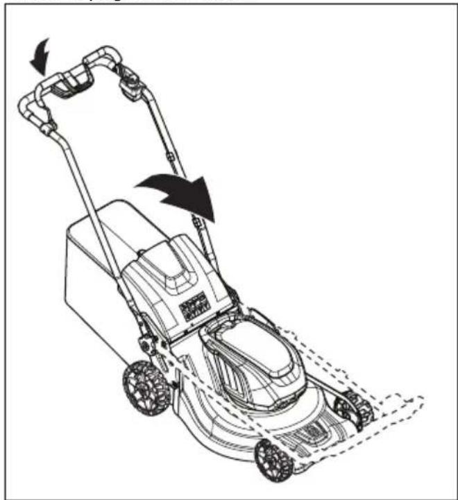 HUSQVARNA LC 551iV - Pour régler le produit en position de transport (LC 551iV) - 2