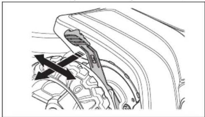 HUSQVARNA LC 551iV - Leikkuukorkeuden asettaminen (LB 548i, LC 551iV) - 1