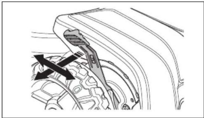 HUSQVARNA LC 551iV - Definir a altura de corte (LB 548i, LC 551iV) - 1