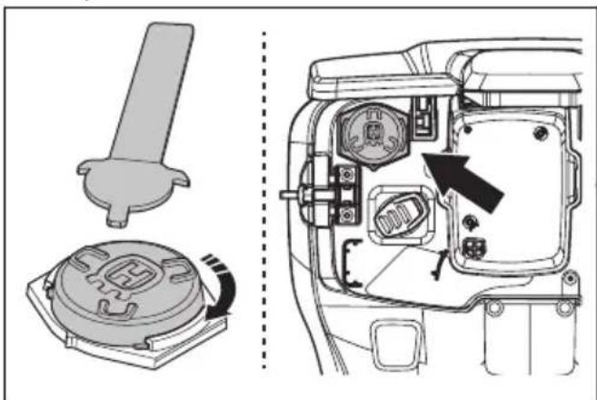 HUSQVARNA LC 551iV - Anduri paigaldamine - 4