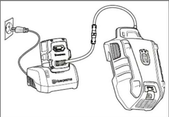 HUSQVARNA LC 551iV - Ladda batteripacket - 1