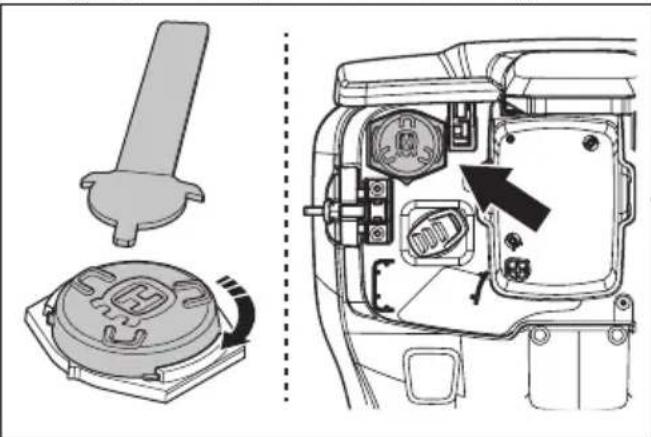 HUSQVARNA LC 551iV - Sensora uzstādīšana - 5