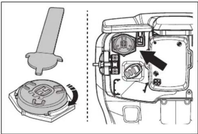 HUSQVARNA LC 551iV - Pour installer le capteur - 6