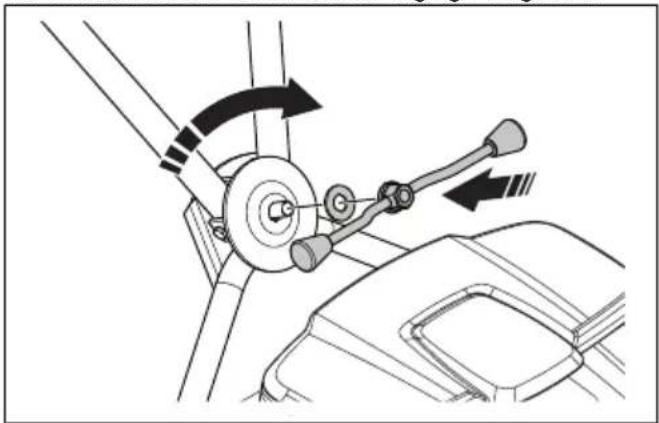 HUSQVARNA LC 551iV - Pour monter la poignée (LB 548i, LB 553iV) - 2