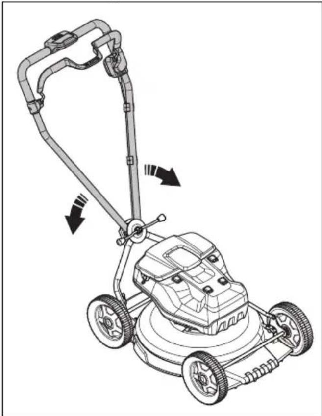 HUSQVARNA LC 551iV - Συναρμολόγηση της λαβής (LB 548i, LB 553iV) - 3