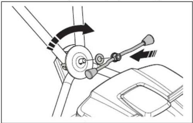 HUSQVARNA LC 551iV - Монтаж ручки (LB 548i, LB 553iV) - 2