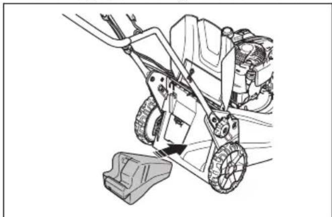 HUSQVARNA LC 551iV - Montaggio del tappo per mulching (accessorio LC 551iV) - 1