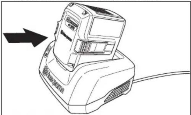 HUSQVARNA LC 551iV - Aku laadimine - 2