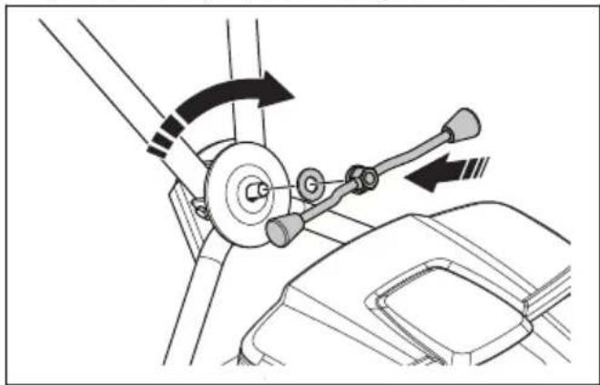 HUSQVARNA LC 551iV - Montaje del manillar (LB 548i, LB 553iV) - 2