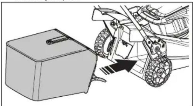 HUSQVARNA LC 551iV - Çim toplama sepetinin takılması (LC 551iV) - 3
