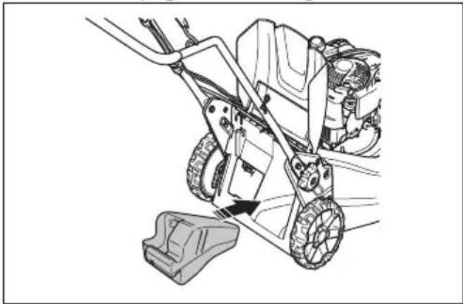 HUSQVARNA LC 551iV - To assemble the mulch plug (LC 551iV accessory) - 1