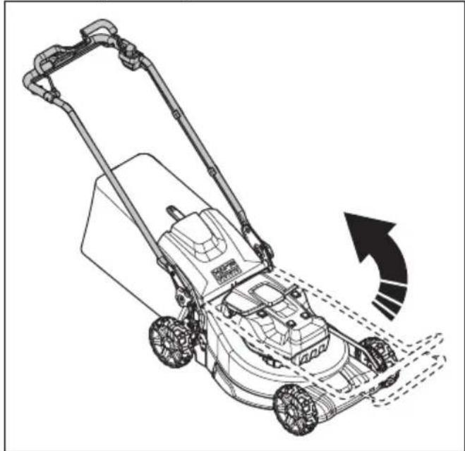 HUSQVARNA LC 551iV - Pour régler le produit en position de fonctionnement (LC 551iV) - 1