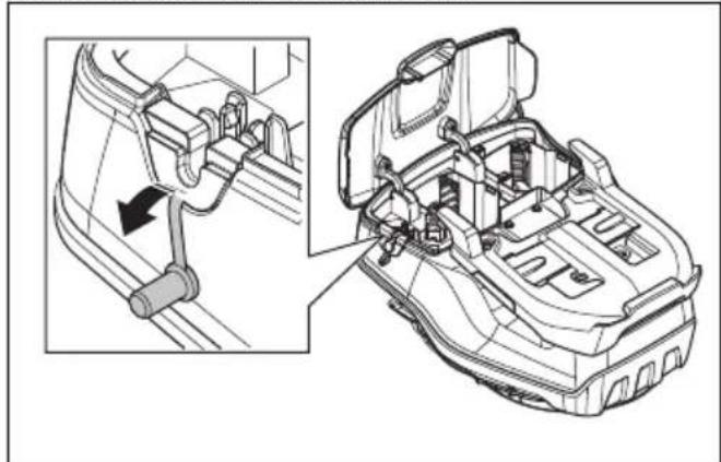 HUSQVARNA LC 551iV - So installieren und entfernen Sie den Multi-Akku (Zubehör) - 4
