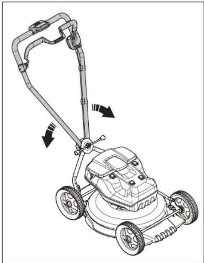 HUSQVARNA LC 551iV - Roktura montāža (LB 548i, LB 553iV) - 3