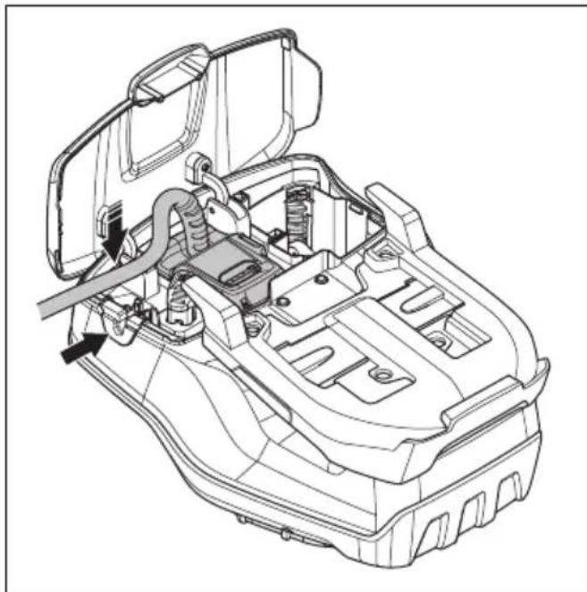 HUSQVARNA LC 551iV - So installieren und entfernen Sie den Multi-Akku (Zubehör) - 6