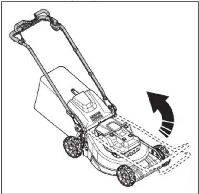 HUSQVARNA LC 551iV - Gaminio nustatymas i darbinę padėtį (LC 551iV) - 1