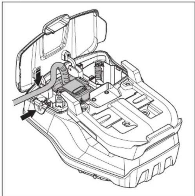 HUSQVARNA LC 551iV - За монтиране и премахване на мулти акумулатора (принадлежност) - 6
