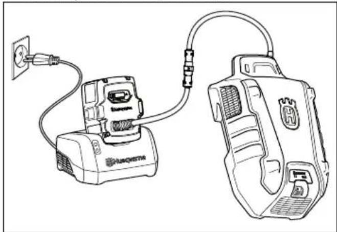 HUSQVARNA LC 551iV - Pentru încărcarea bateriei multiple - 1