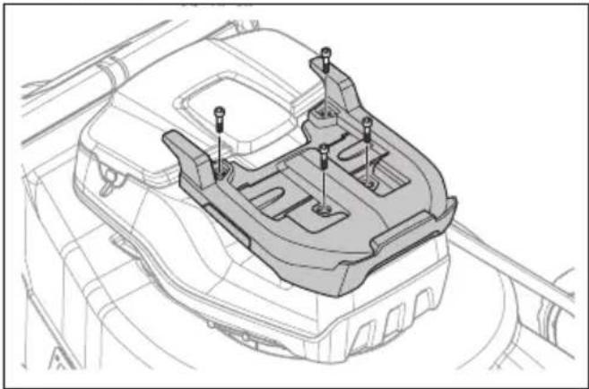 HUSQVARNA LC 551iV - 安装和拆卸多电池（附件） - 2