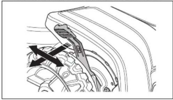 HUSQVARNA LC 551iV - Lõikamiskõrguse reguleerimine (LB 548i, LC 551iV) - 1